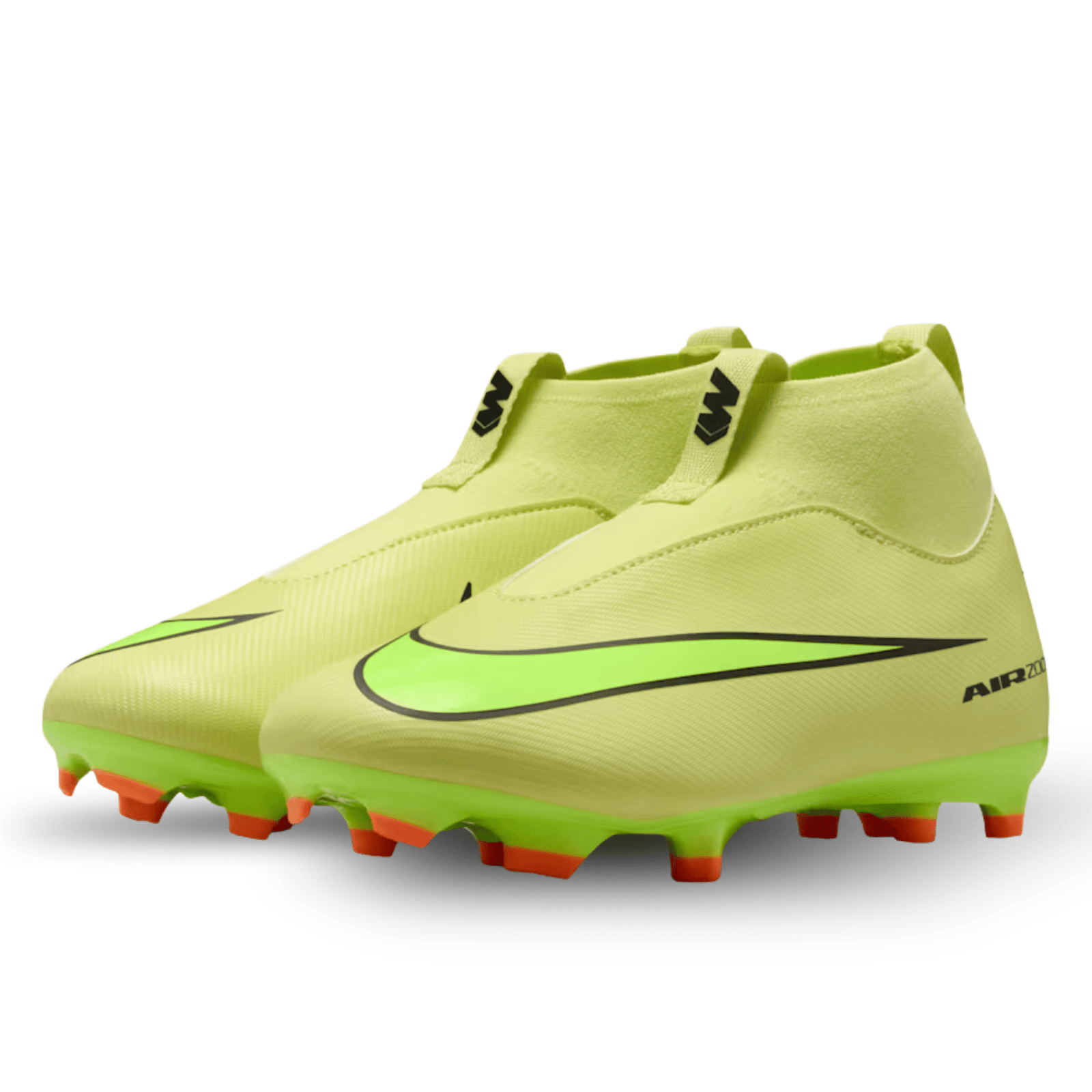 Nike Jr Zoom Superfly 10 Academy Firm/Multi Ground Soccer Cleats (Limelight/Volt - Hyper Crimson) | SoccerWearhouse