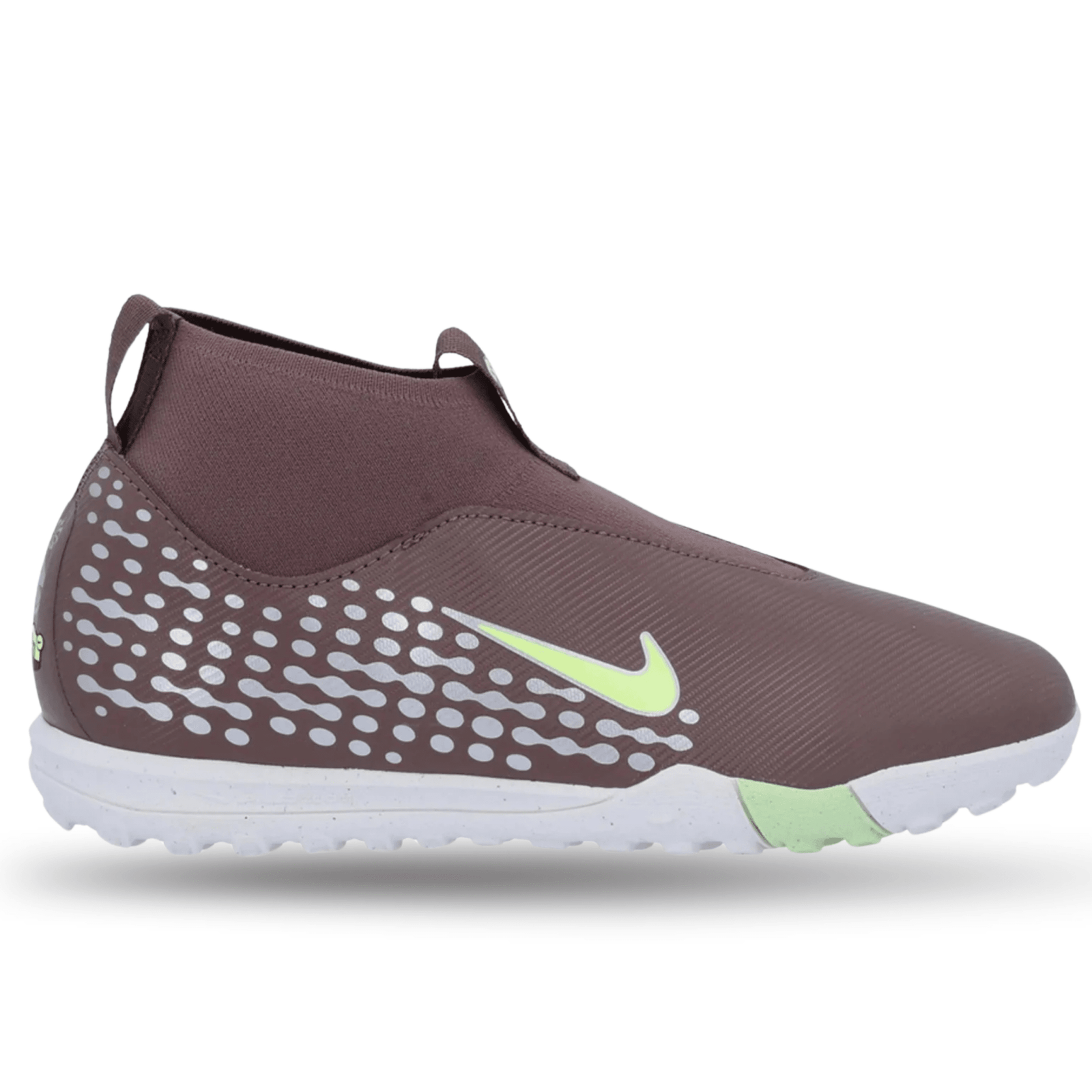 Nike Jr Zoom Superfly 10 Academy KM Turf Soccer Shoes (Plum Eclipse/Metallic Silver) | SoccerWearhouse