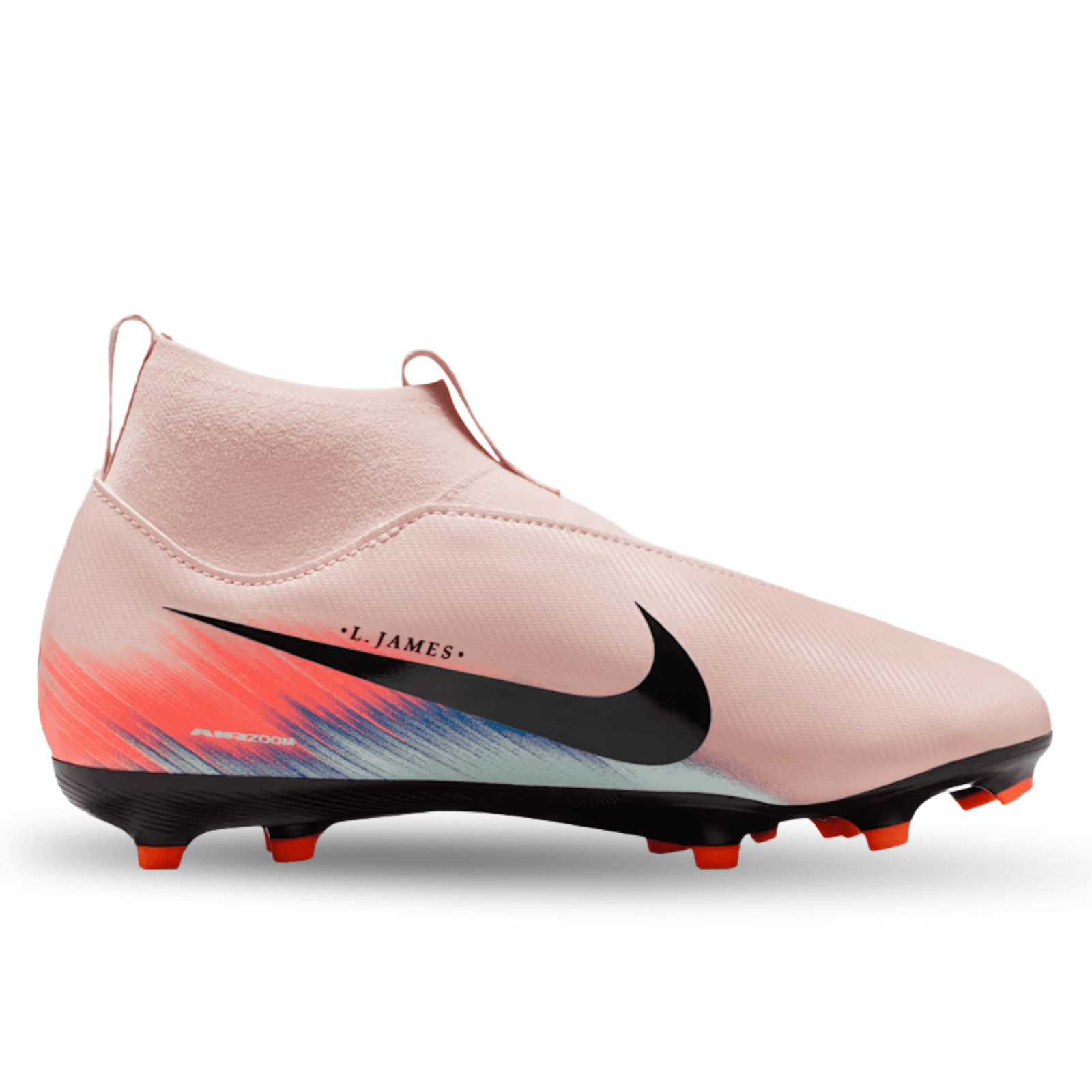 Nike Jr Zoom Superfly 10 Academy NU2 Firm Ground/Multi Ground Soccer Cleats (Silt Red/Racer Blue) | SoccerWearhouse