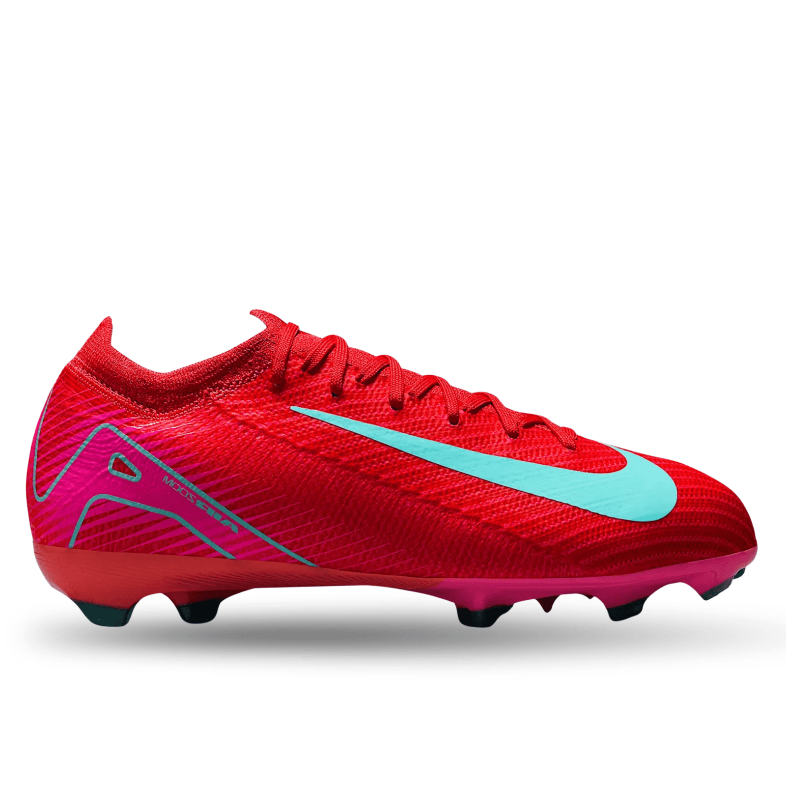 Nike Jr. Zoom Vapor 16 Pro FG Soccer Cleats (Ember Glow/Aurora Green) | SoccerWearhouse