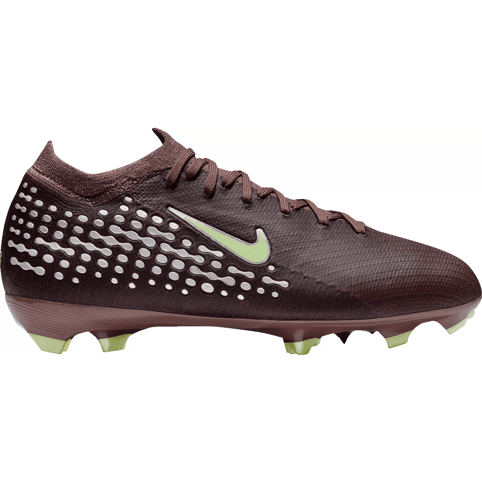 Nike Jr Zoom Vapor 16 Pro KM Firm Ground Soccer Cleats (Plum Eclipse/Metallic Silver) | SoccerWearhouse