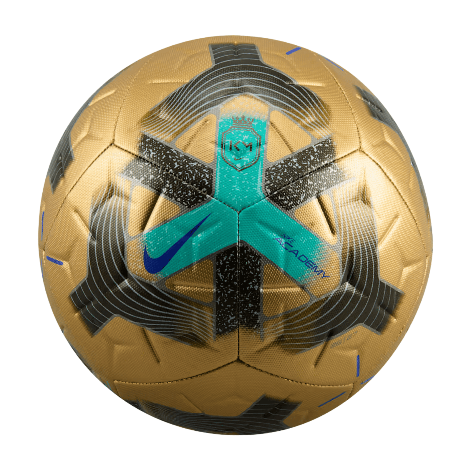Nike Kylian Mbappe Academy Soccer Ball (Metallic Gold/Clear) | SoccerWearhouse