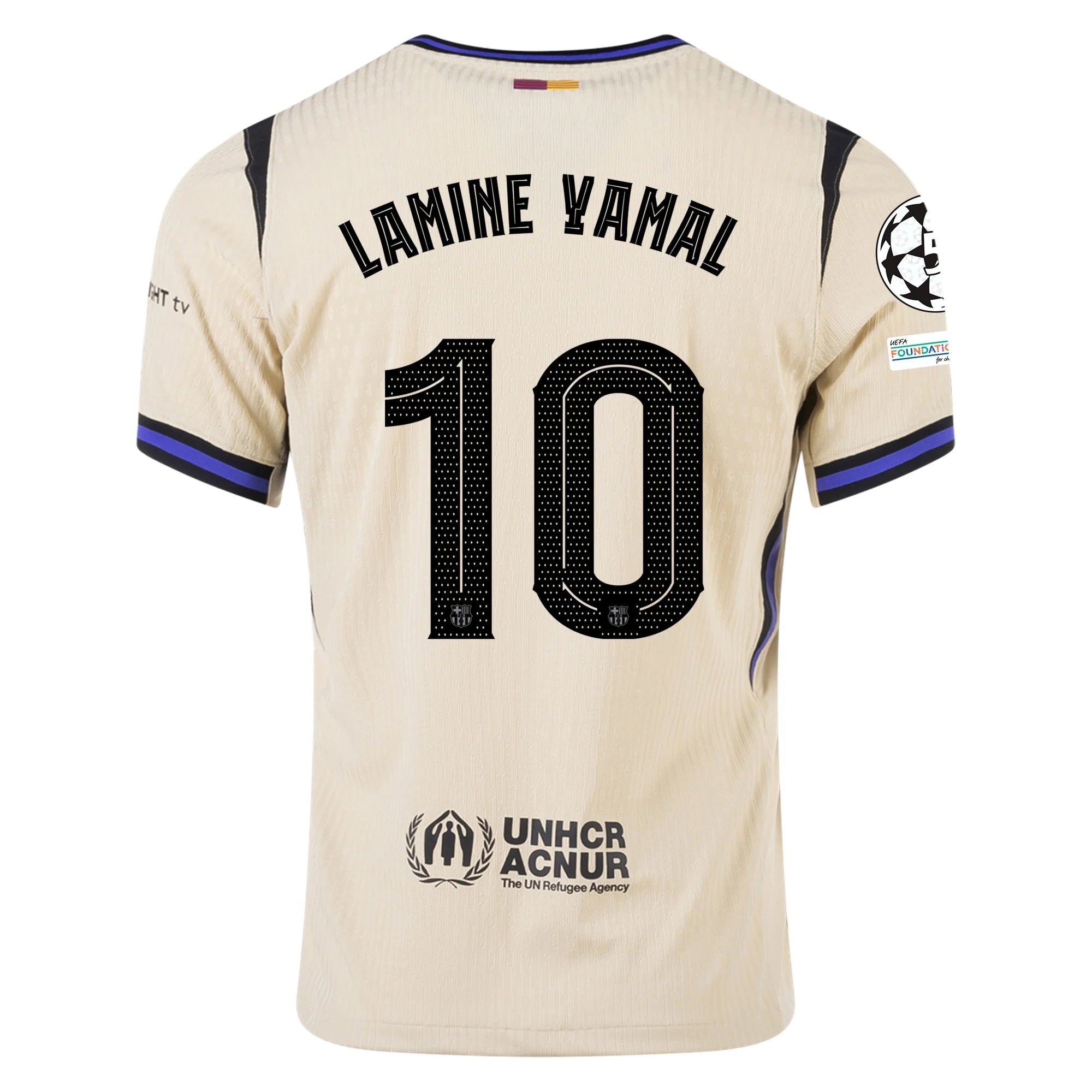 ウェア Authentic Barcelona Lamine Away Jersey Nike Lamine Yamal Men's FC Barcelona Authentic Away Jersey w/ Champion