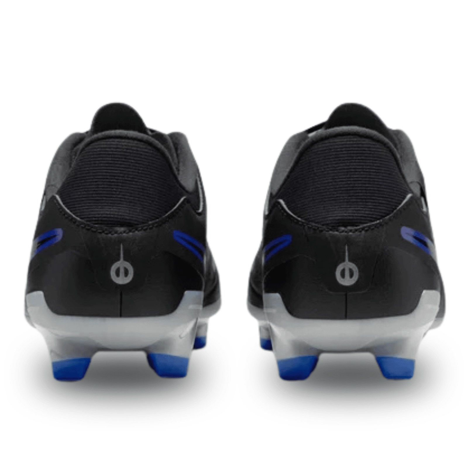 Nike Legend 10 Academy FG/MG Soccer Cleats (Black/Chrome - Hyper Royal) | SoccerWearhouse