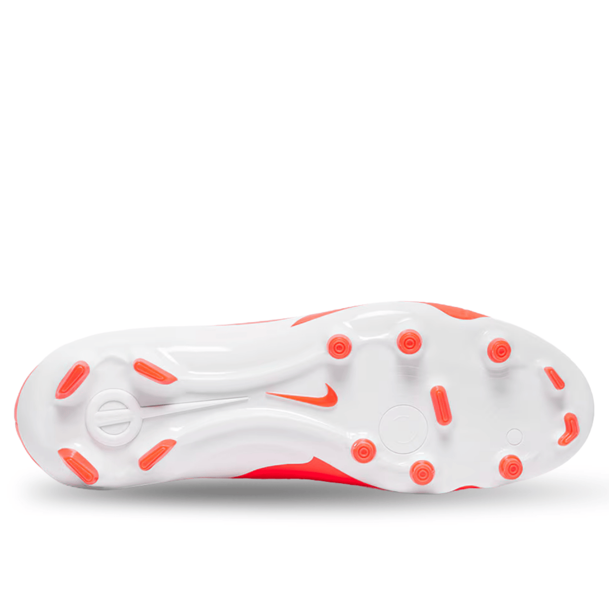 Nike Legend 10 Academy FG/MG Soccer Cleats (Hot Lava/White) | SoccerWearhouse
