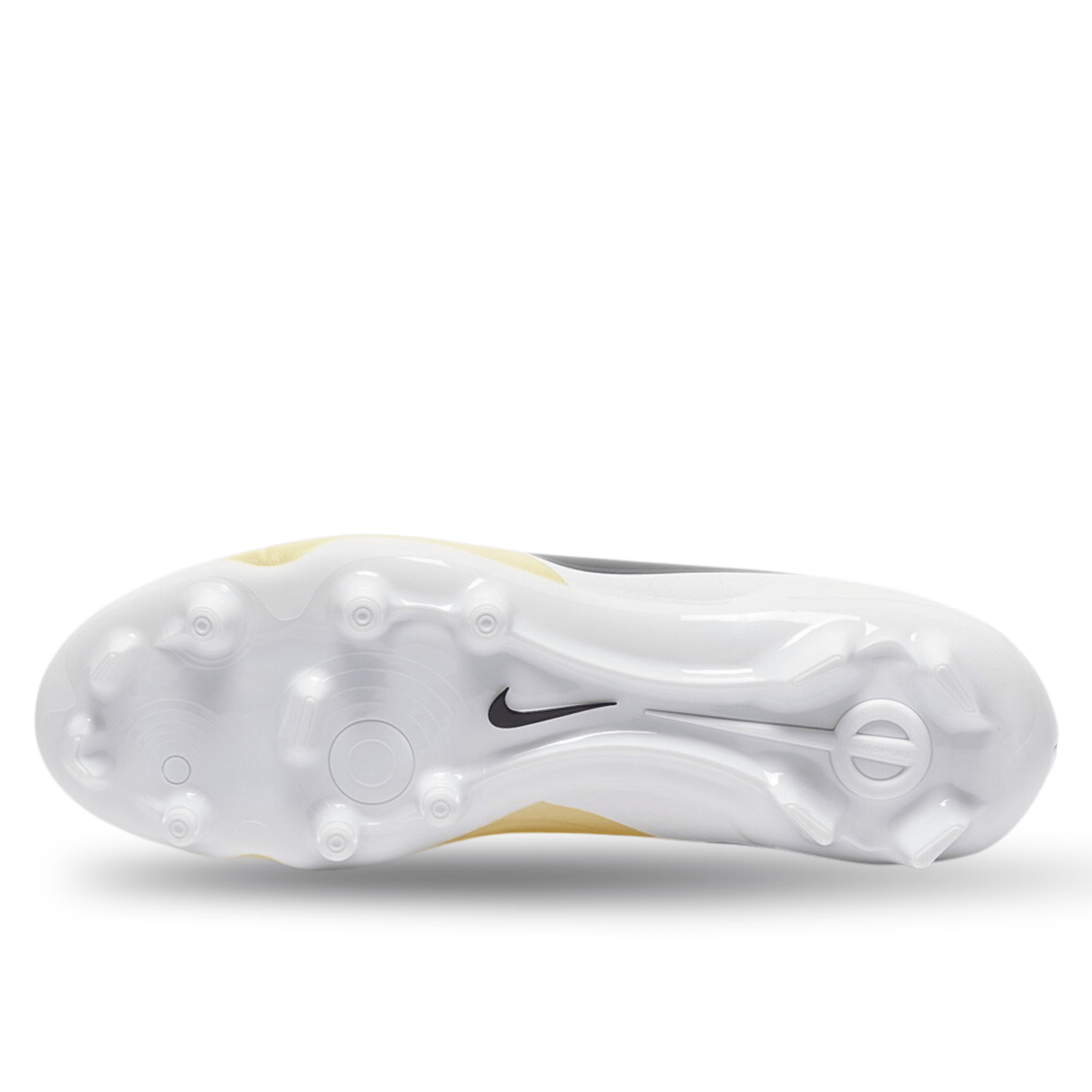 Nike Legend 10 Academy FG/MG Soccer Cleats (Lemonade/Black/Metallic Coin) | SoccerWearhouse