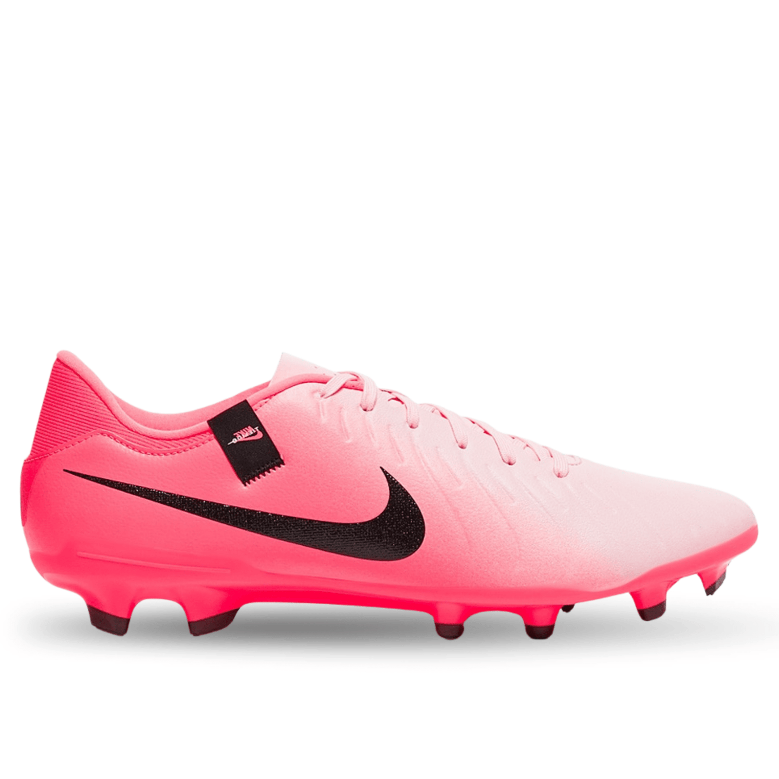 Nike Legend 10 Academy FG/MG Soccer Cleats (Pink Foam/Black) | SoccerWearhouse