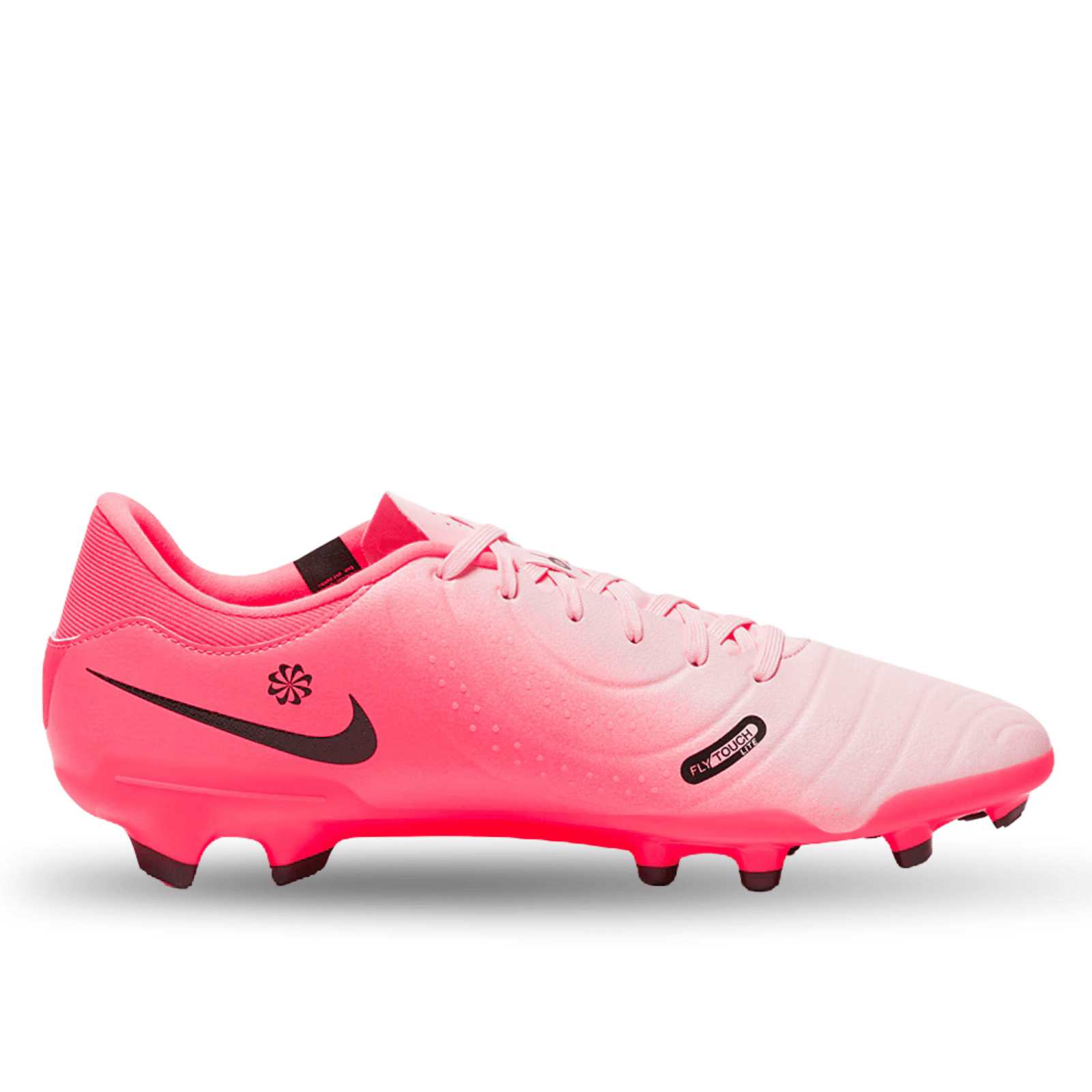 Nike Legend 10 Academy FG/MG Soccer Cleats (Pink Foam/Black) | SoccerWearhouse