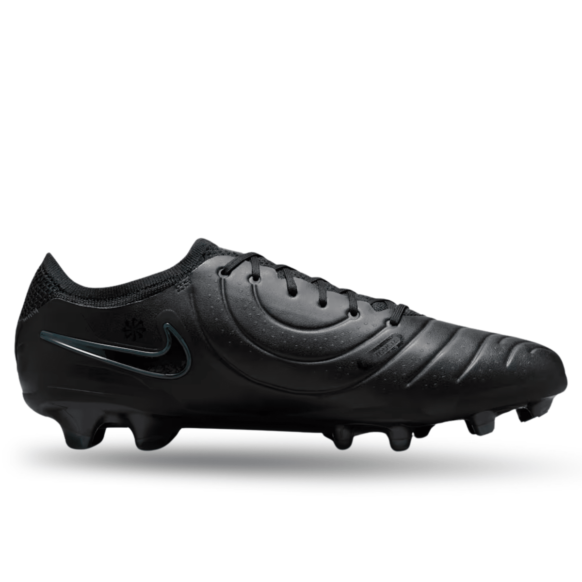 Nike Legend 10 Elite FG Soccer Cleats (Black/Deep Jungle) | SoccerWearhouse