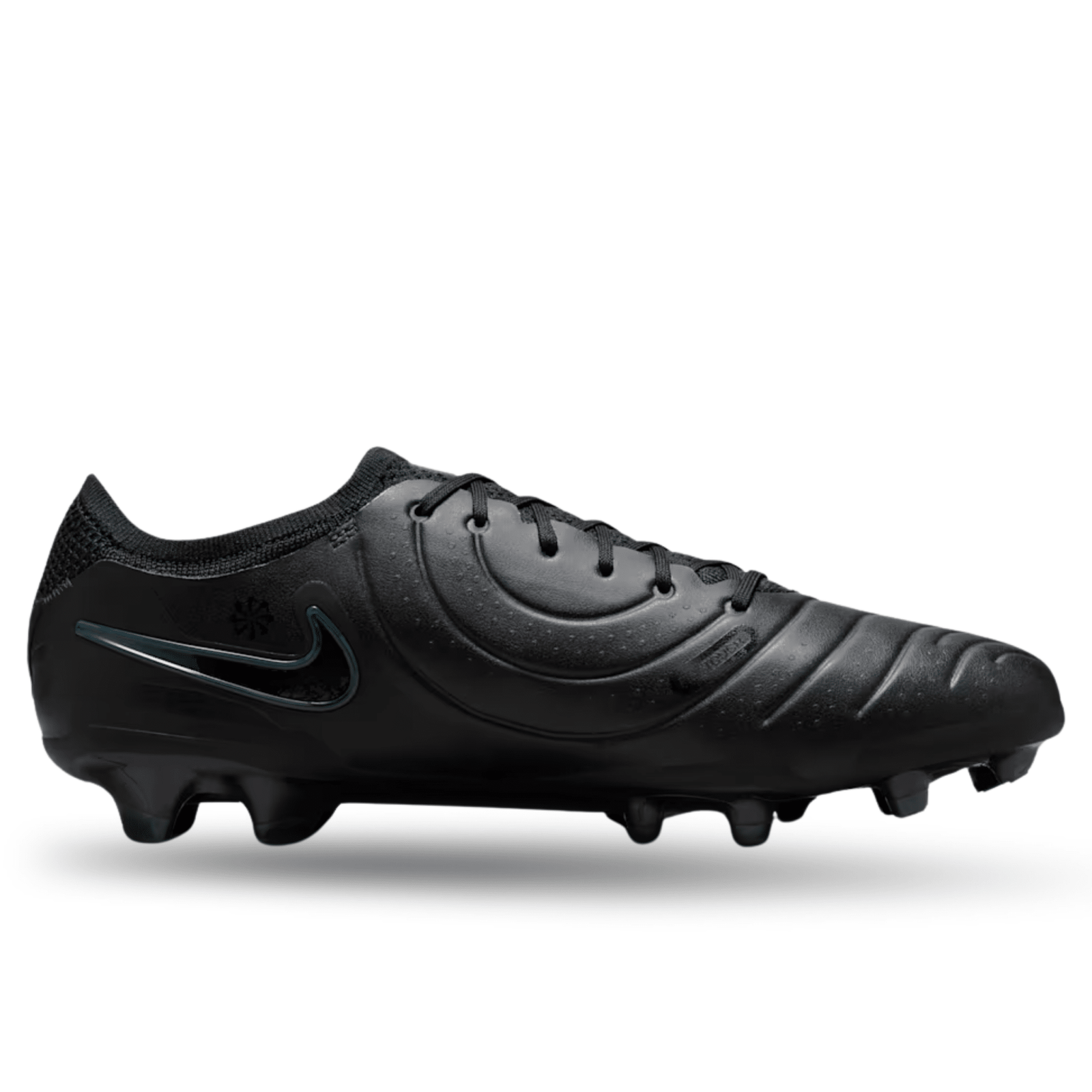Nike Legend 10 Elite FG Soccer Cleats (Black/Deep Jungle) | SoccerWearhouse