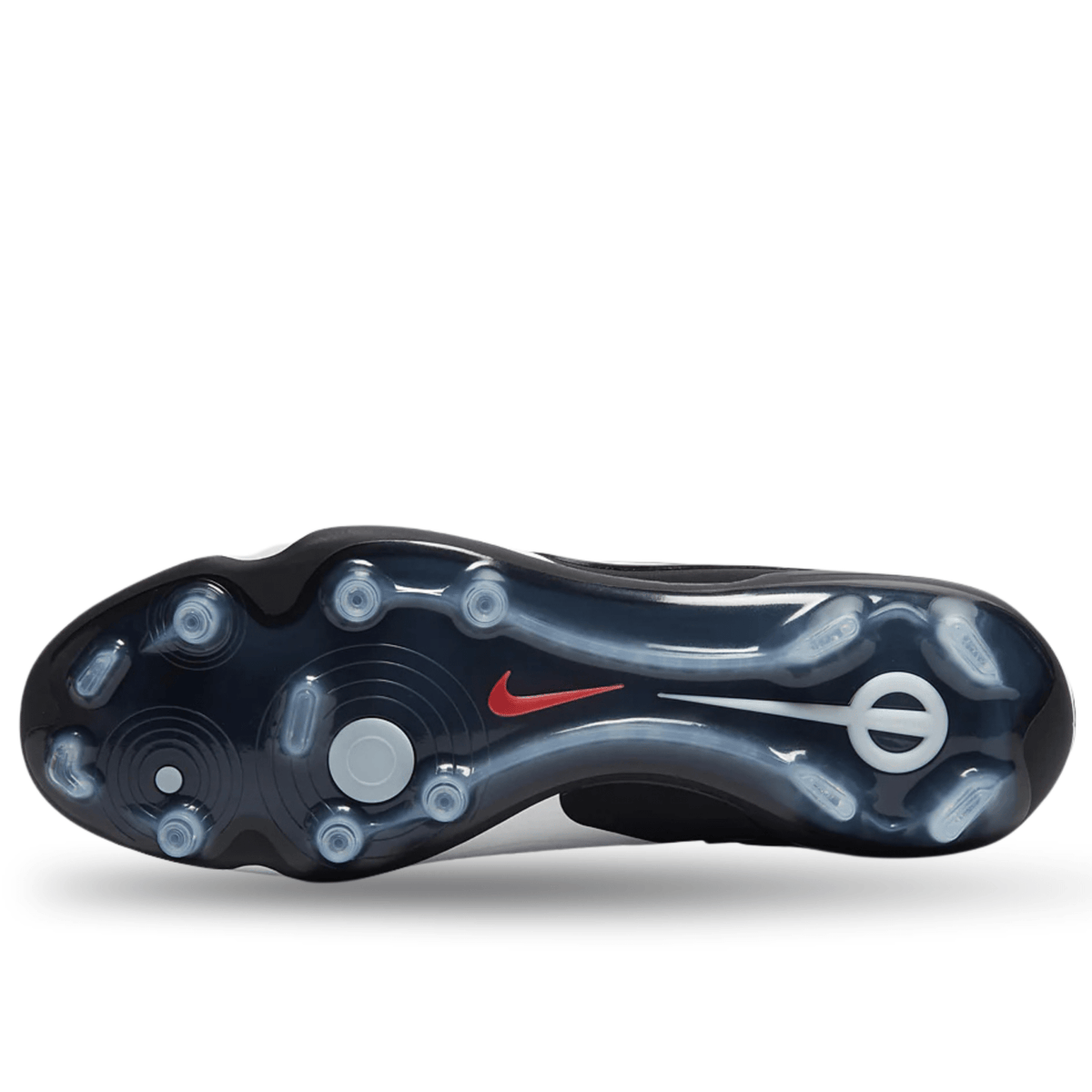Nike Legend 10 Elite Firm Ground Soccer Cleats (White/Bright Crimson) | SoccerWearhouse