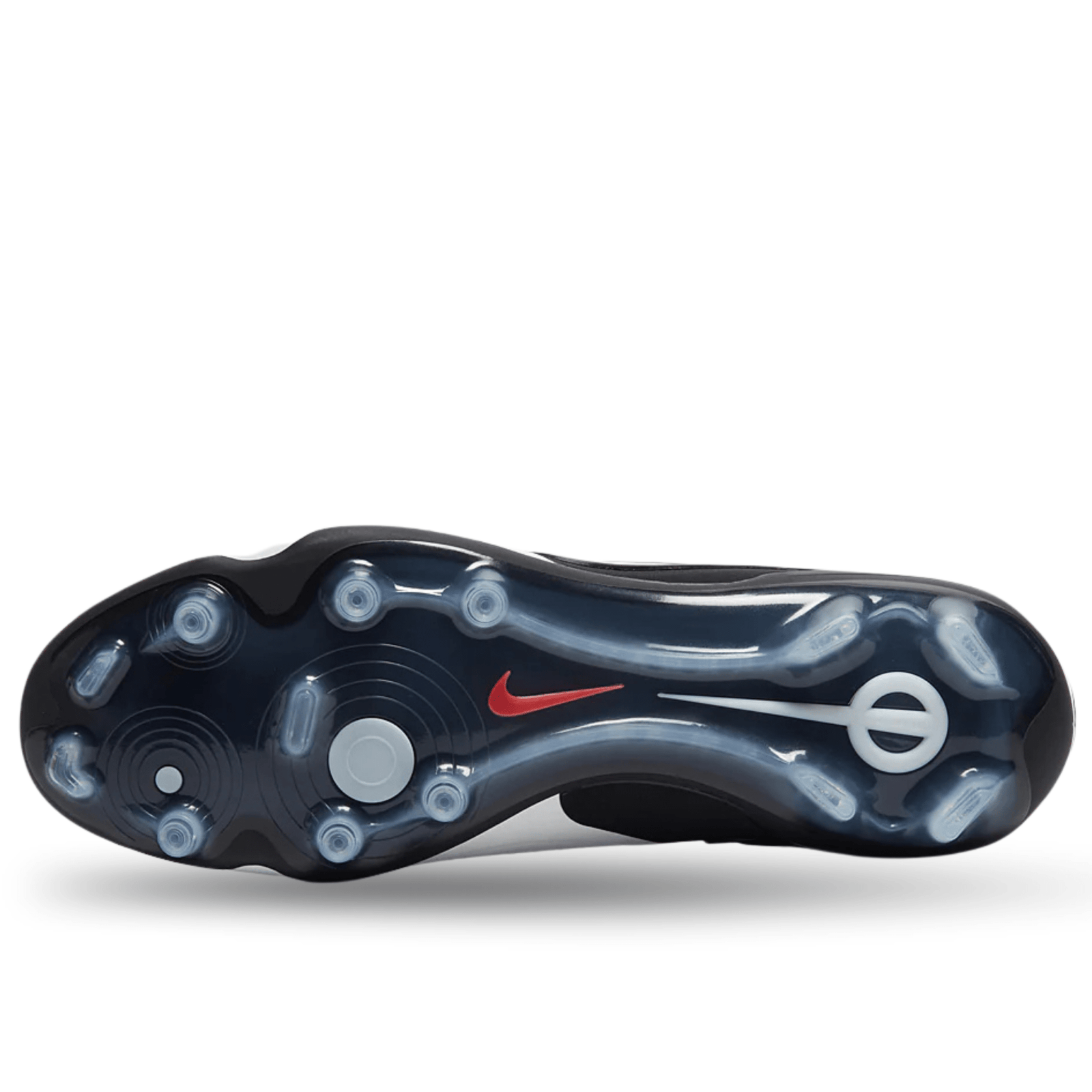 Nike Legend 10 Elite Firm Ground Soccer Cleats (White/Bright Crimson) | SoccerWearhouse