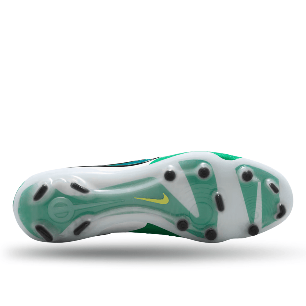 Nike Legend 10 Elite LV8 FG Soccer Cleats (Stadium Green/Dark Obsidian) | SoccerWearhouse