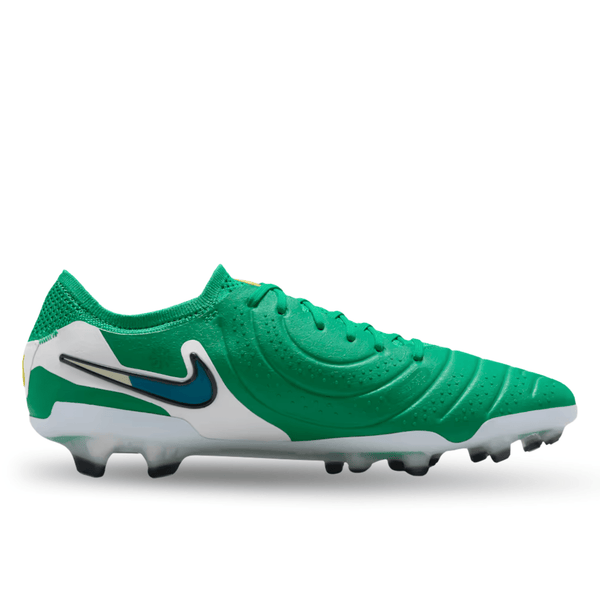 Nike Legend 10 Elite LV8 FG Soccer Cleats (Stadium Green/Dark Obsidian Nike Legend 10 Elite LV8 FG Soccer Cleats (Stadium Green/Dark Obsidian