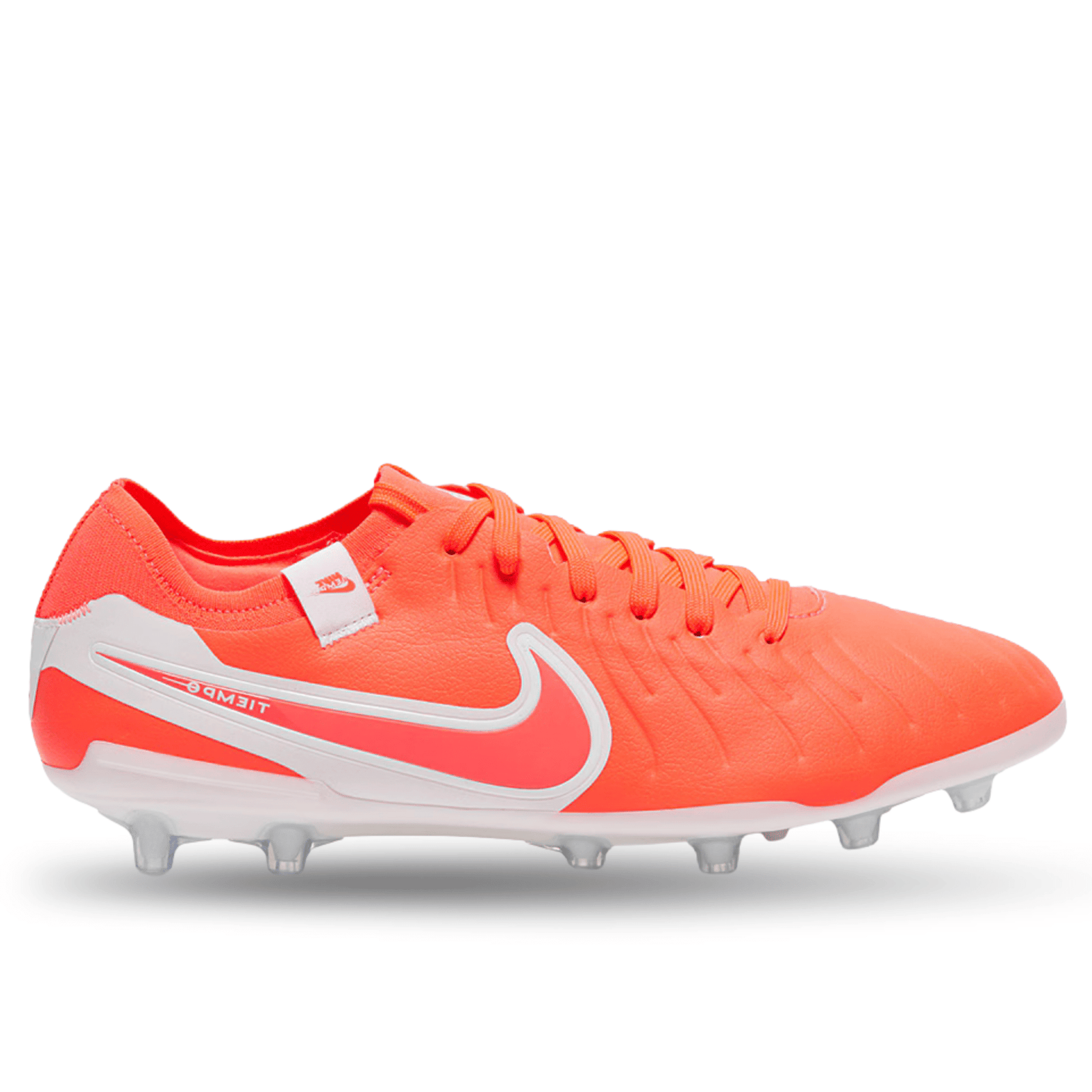 Nike Legend 10 Pro AG - Pro Soccer Cleats (Hot Lava/White) | SoccerWearhouse