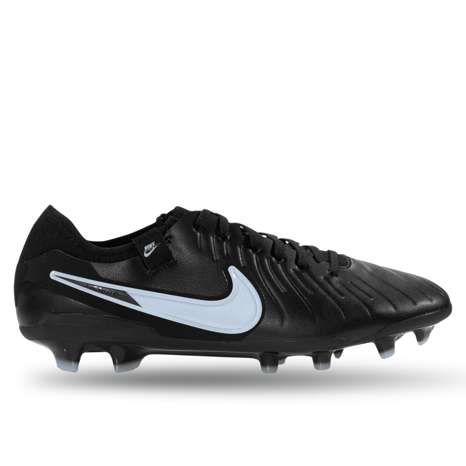Nike Legend 10 Pro Firm Ground Soccer Cleats (Black/Black) | SoccerWearhouse
