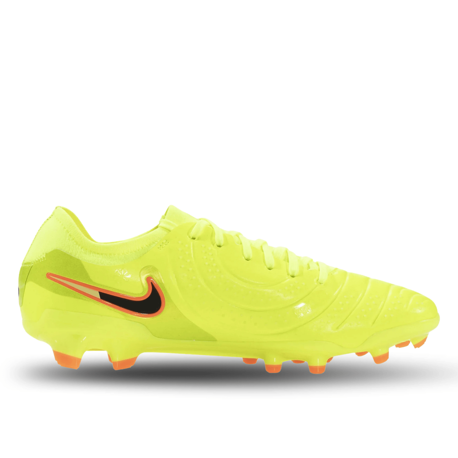 Nike Legend 10 Pro Firm Ground Soccer Cleats (Volt/Black) | SoccerWearhouse