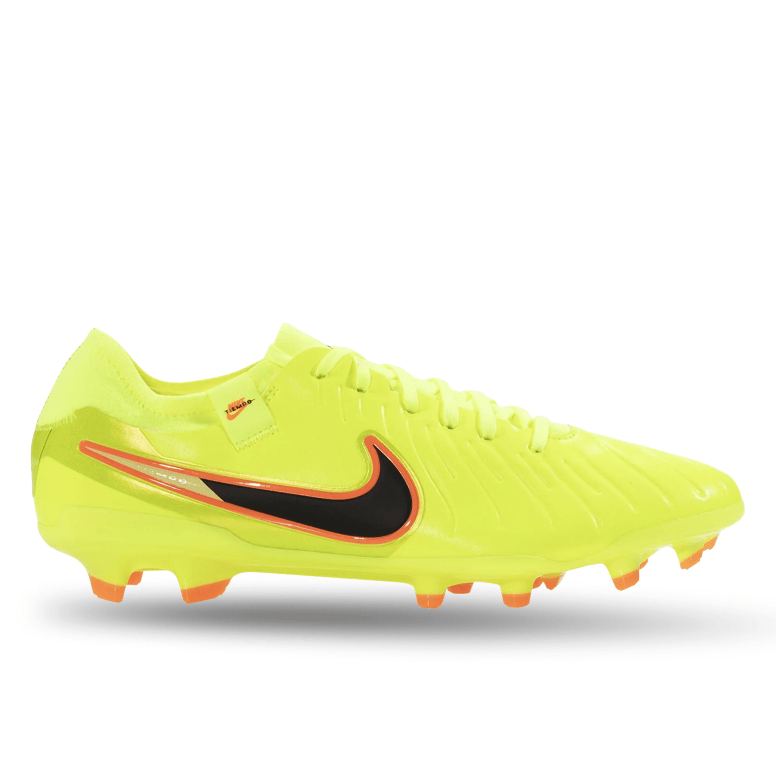 Nike Legend 10 Pro Firm Ground Soccer Cleats (Volt/Black) | SoccerWearhouse