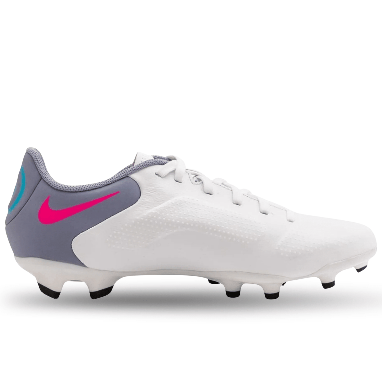 Nike Legend 9 Academy FG/MG (White/Baltic Blue) | SoccerWearhouse
