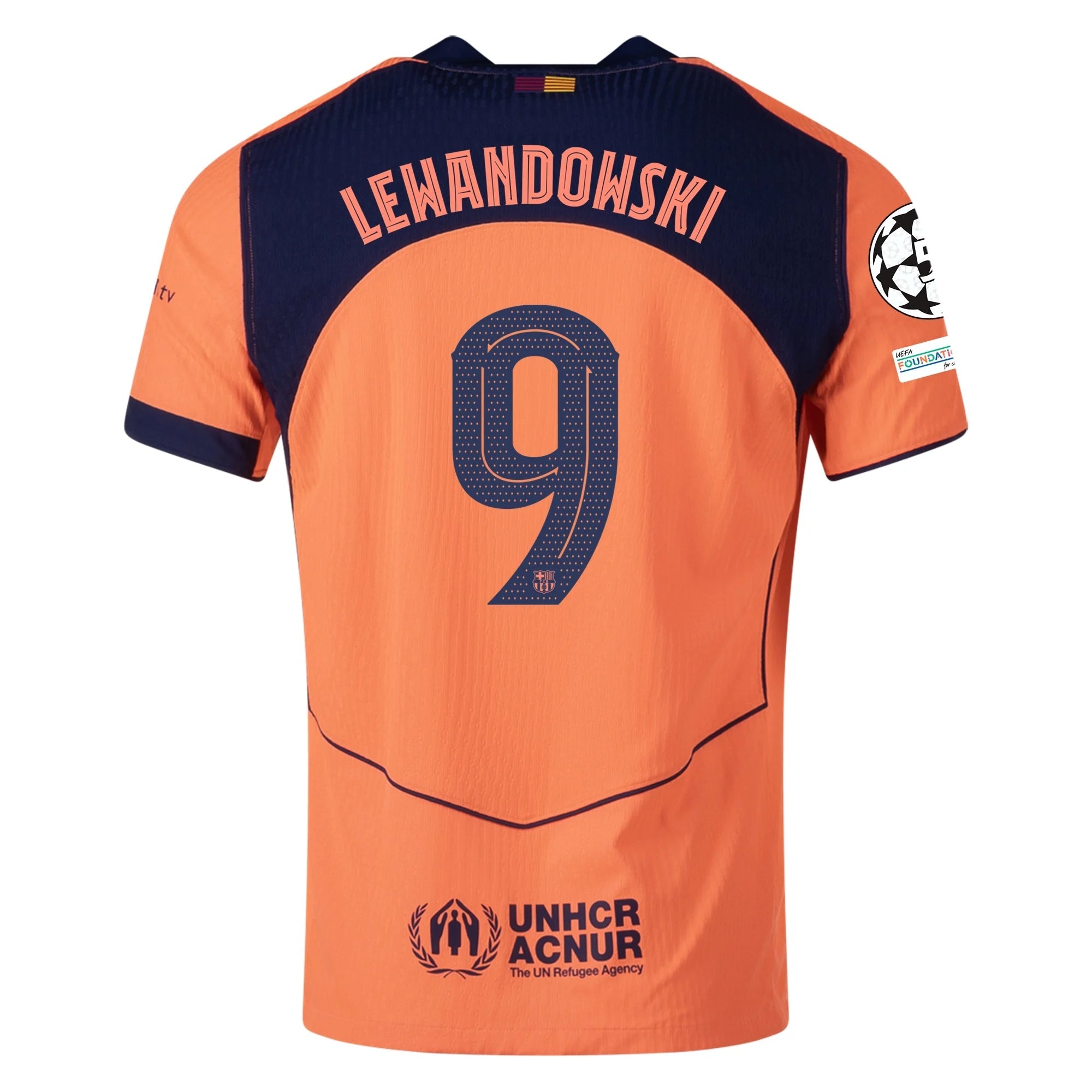 Nike Lewandowski FC Barcelona Third T90 Authentic Jersey 25/26 w/ Cham