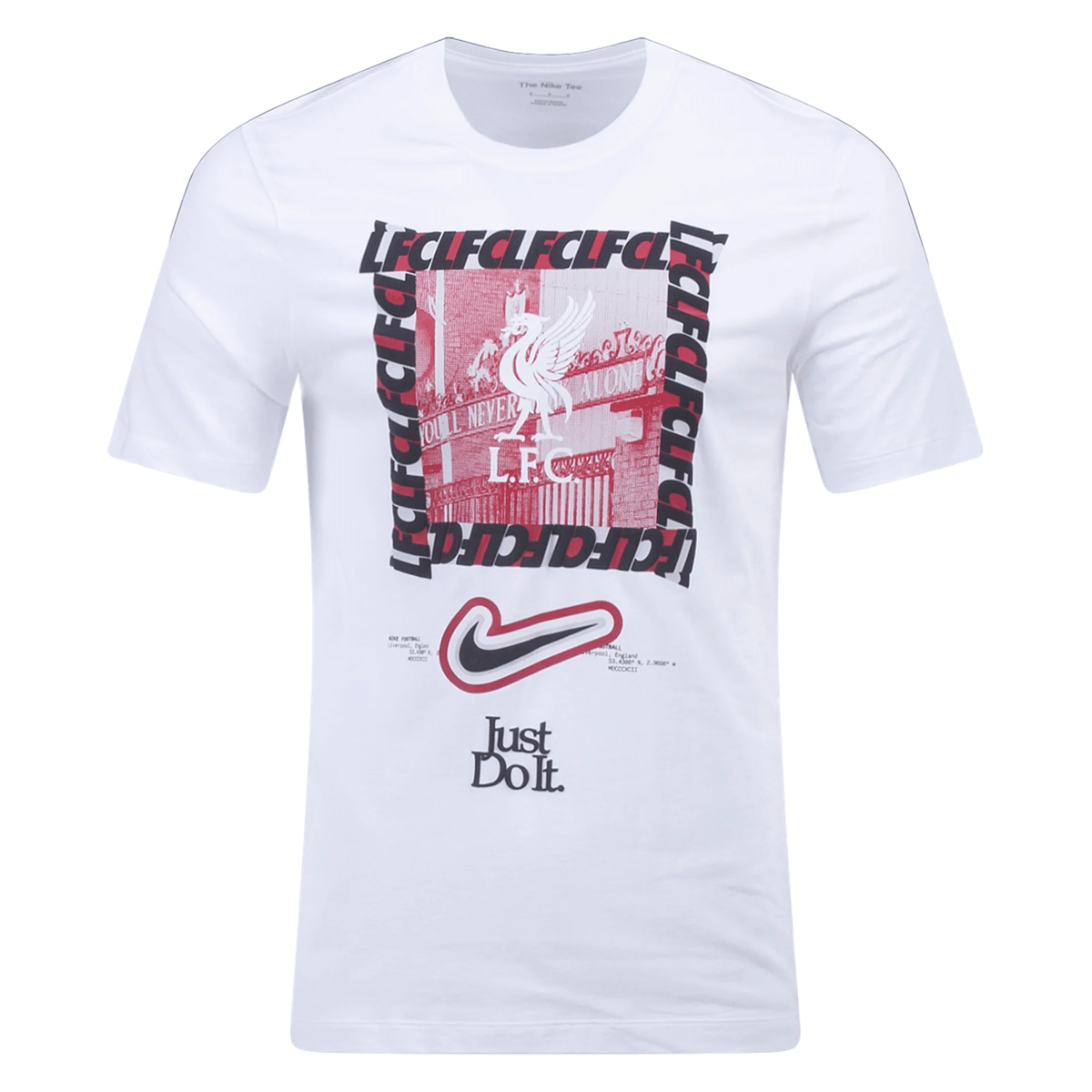 Nike Liverpool DNA T-Shirt 23/24 (White/Red) | SoccerWearhouse