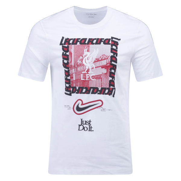 Liverpool ホワイトシャツ Nike 半袖 Nike Liverpool DNA T-Shirt 23/24 (White/Red)