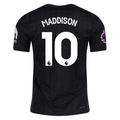Nike Maddison Tottenham Hotspur Authentic Away Jersey 25/26 w/ EPL Patch (Black/Iron)
