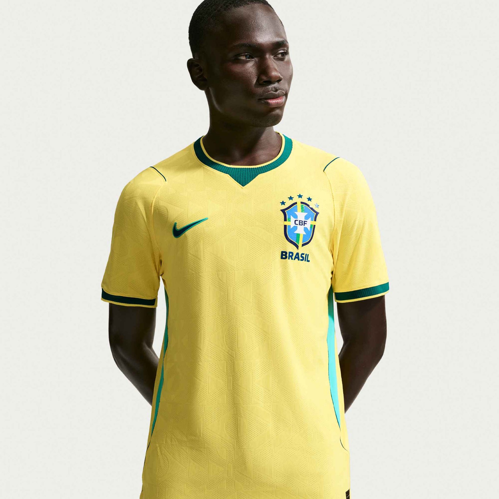 Nike Men's 26 Luiz Henrique Match Authentic Home Jersey 2026 (Yellow/Teal) | SoccerWearhouse