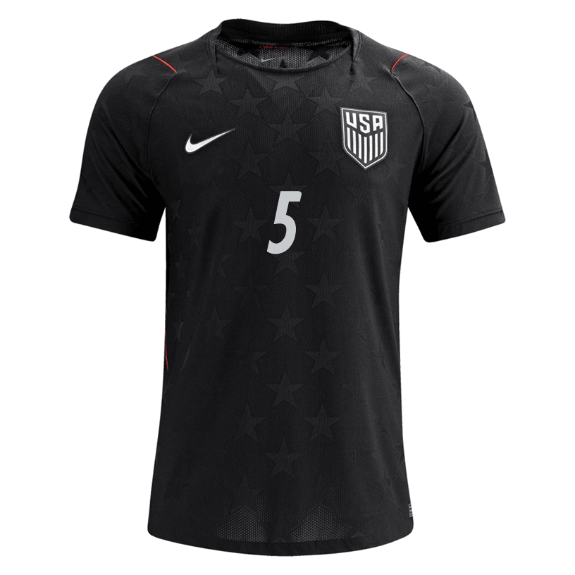 Nike Men's A. Robinson United States Match Authentic Away Jersey 2026 (Dark Obsidian/Pure Platinum) | SoccerWearhouse