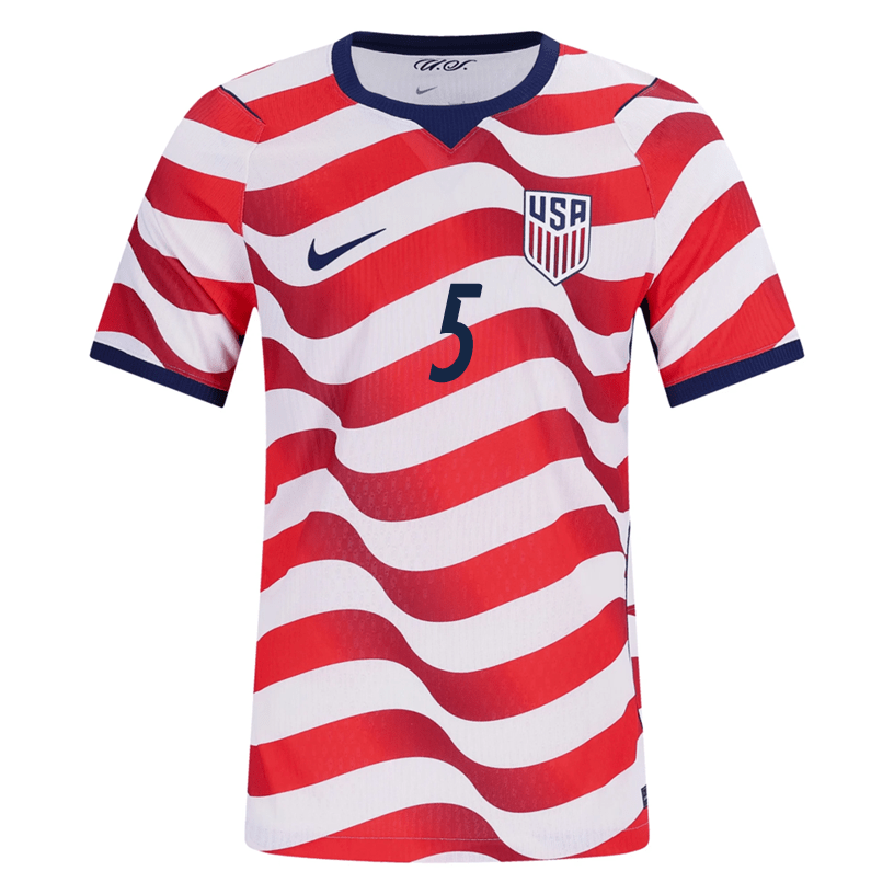 Nike Mens A. Robinson United States Match Authentic Home Jersey 2026 (Sail/Midnight Navy) | SoccerWearhouse