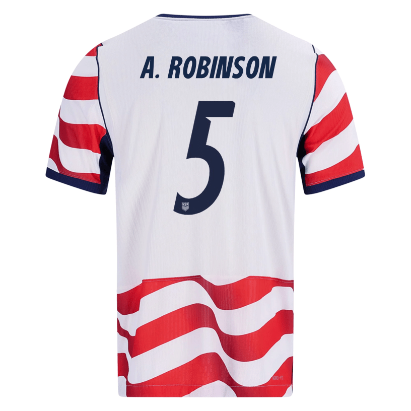 Nike Mens A. Robinson United States Match Authentic Home Jersey 2026 (Sail/Midnight Navy) | SoccerWearhouse