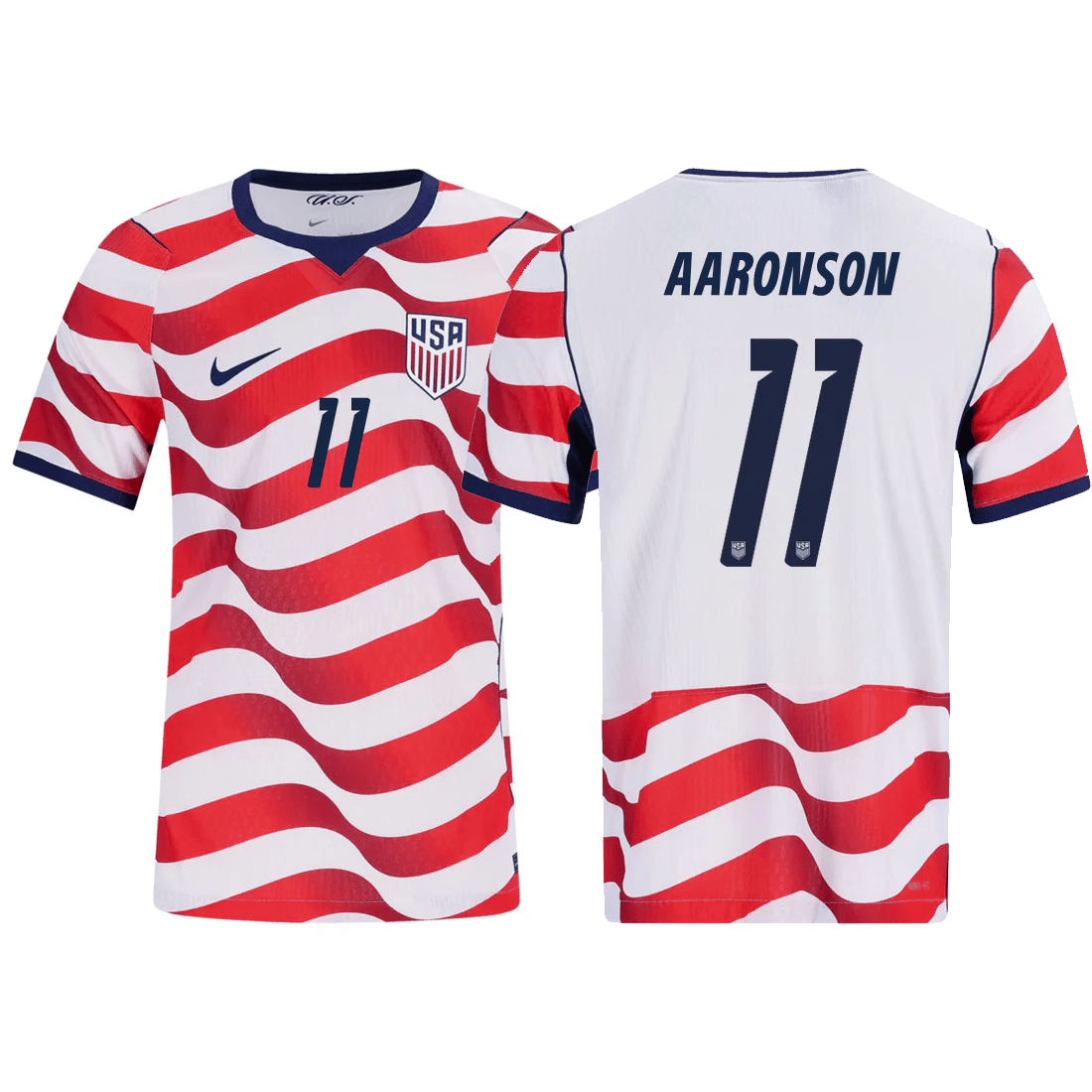 Nike Mens Aaronson United States Match Authentic Home Jersey 2026 (Sail/Midnight Navy) | SoccerWearhouse