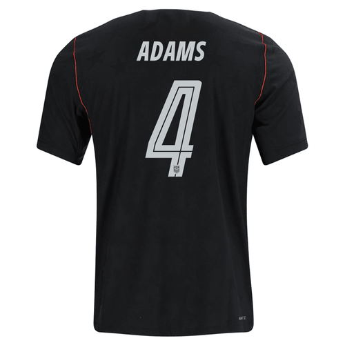 Nike Mens Adams United States Away Stadium Jersey 2026 (Dark Obsidian/Pure Platinum) - S