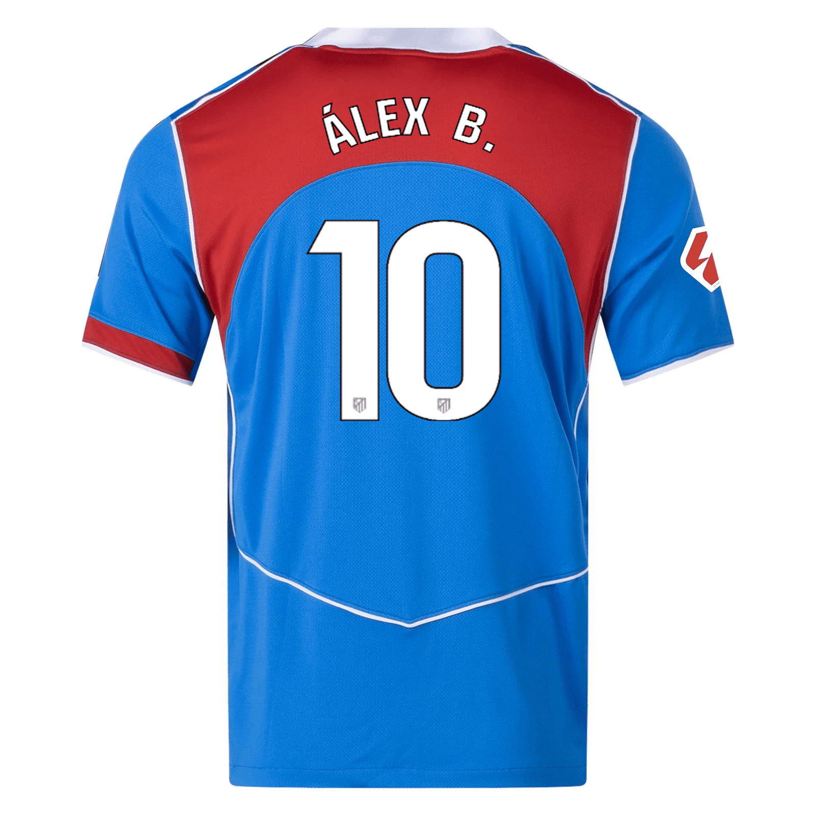 Nike Men's Atletico Madrid Álex Baena T90 Third Jersey La Liga Patch 25/26 (Photo Blue/Sport Red) | SoccerWearhouse