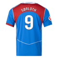 Nike Men's Atletico Madrid Alexander Sørloth T90 Third Jersey La Liga Patch 25/26 (Photo Blue/Sport Red)