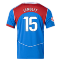 Nike Men's Atletico Madrid Clément Lenglet T90 Third Jersey La Liga Patch 25/26 (Photo Blue/Sport Red)