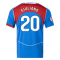 Nike Men's Atletico Madrid Giuliano Simeone T90 Third Jersey La Liga Patch 25/26 (Photo Blue/Sport Red)