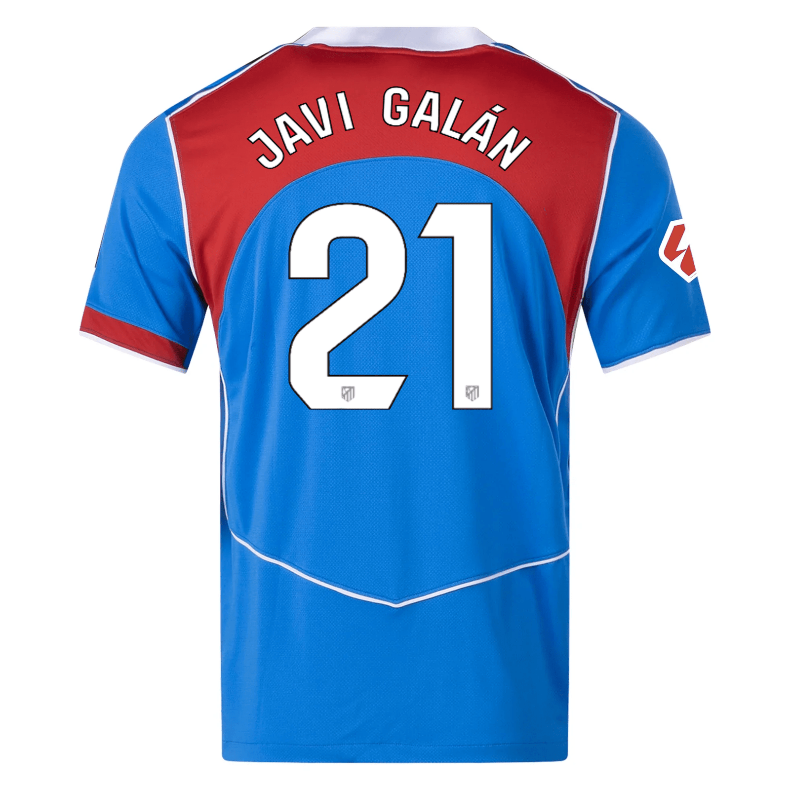 Nike Men's Atletico Madrid Javi Galán T90 Third Jersey La Liga Patch 25/26 (Photo Blue/Sport Red) | SoccerWearhouse