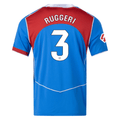 Nike Men's Atletico Madrid Matteo Ruggeri T90 Third Jersey La Liga Patch 25/26 (Photo Blue/Sport Red)