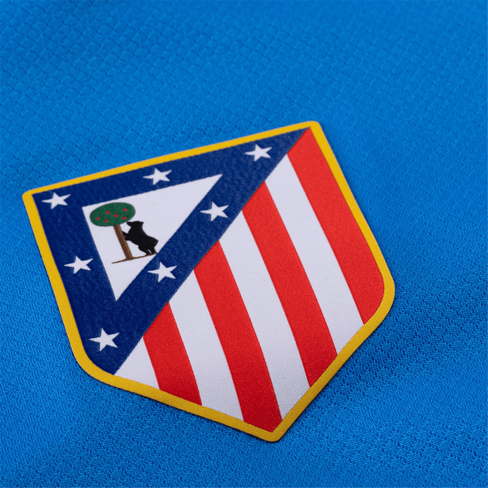 Nike Men's Atletico Madrid Robin Le Normand T90 Third Jersey La Liga Patch 25/26 (Photo Blue/Sport Red) | SoccerWearhouse