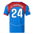 Nike Men's Atletico Madrid Robin Le Normand T90 Third Jersey La Liga Patch 25/26 (Photo Blue/Sport Red)