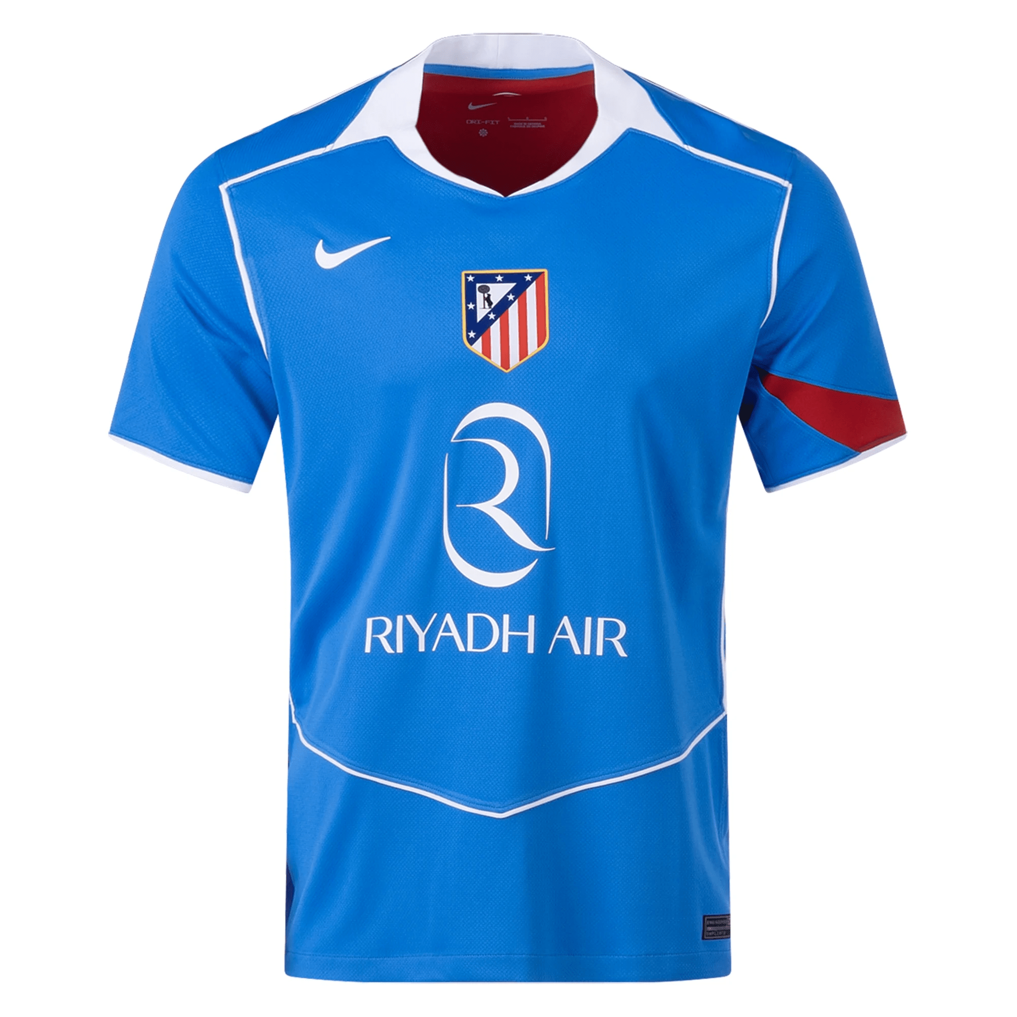 Nike Men's Atletico Madrid T90 Third Jersey 25/26 (Photo Blue/Sport Re