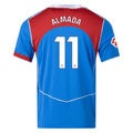 Nike Men's Atletico Madrid Thiago Almada T90 Third Jersey La Liga Patch 25/26 (Photo Blue/Sport Red)