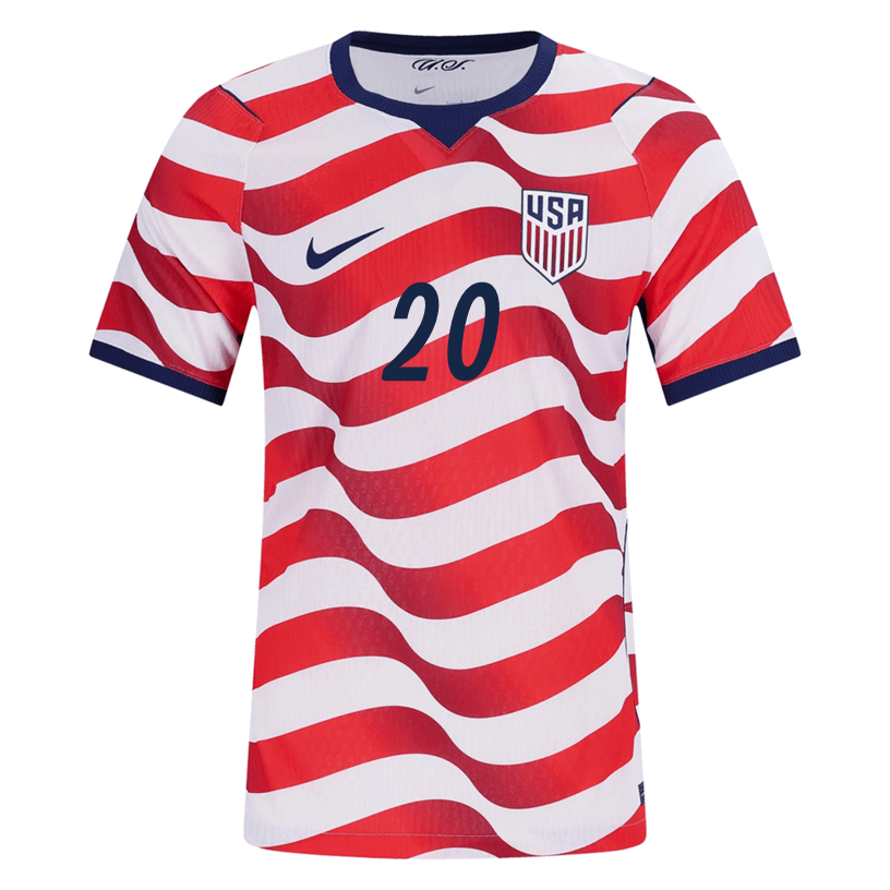 Nike Mens Balogun United States Match Authentic Home Jersey 2026 (Sail/Midnight Navy) | SoccerWearhouse