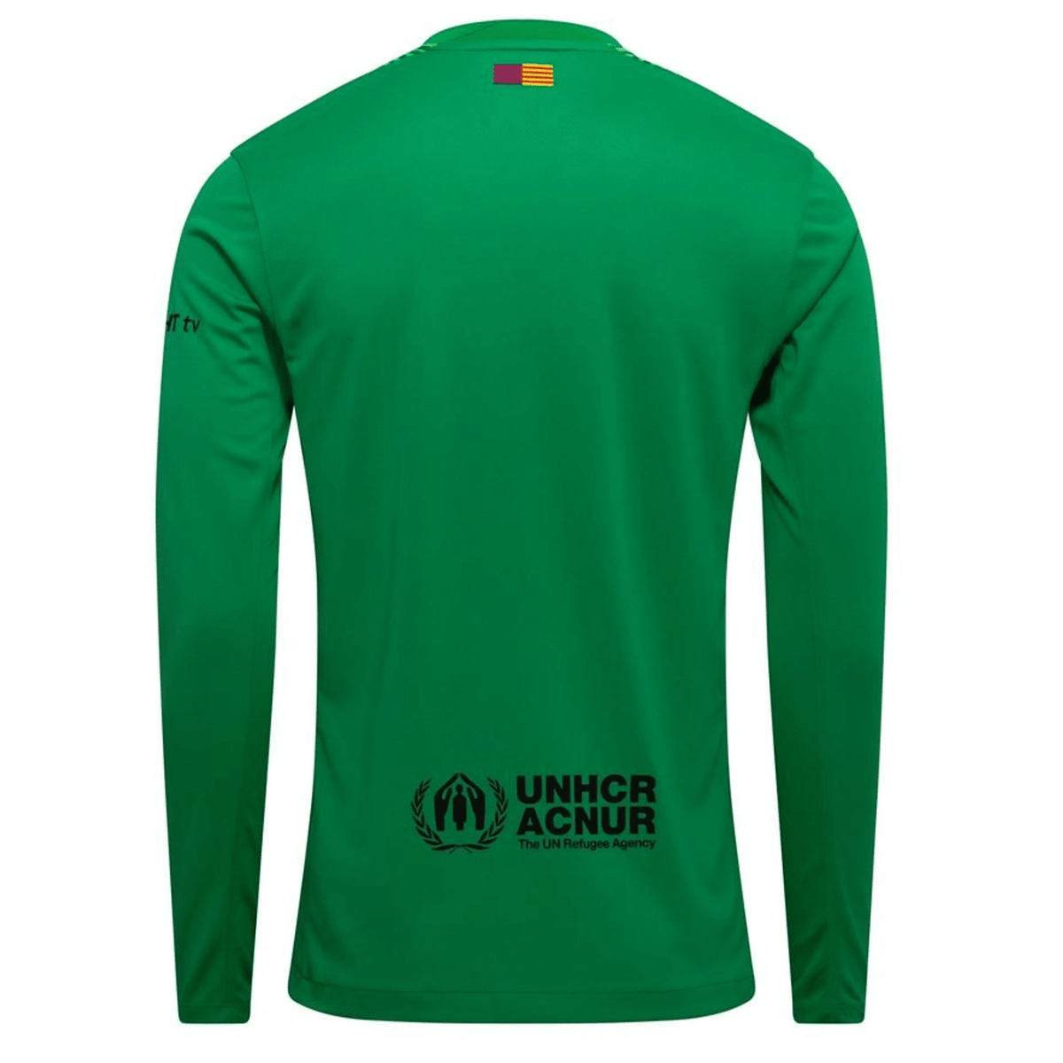 Nike Mens Barcelona Goalkeeper Jersey 25/26 (Lucky Green/Black) | SoccerWearhouse