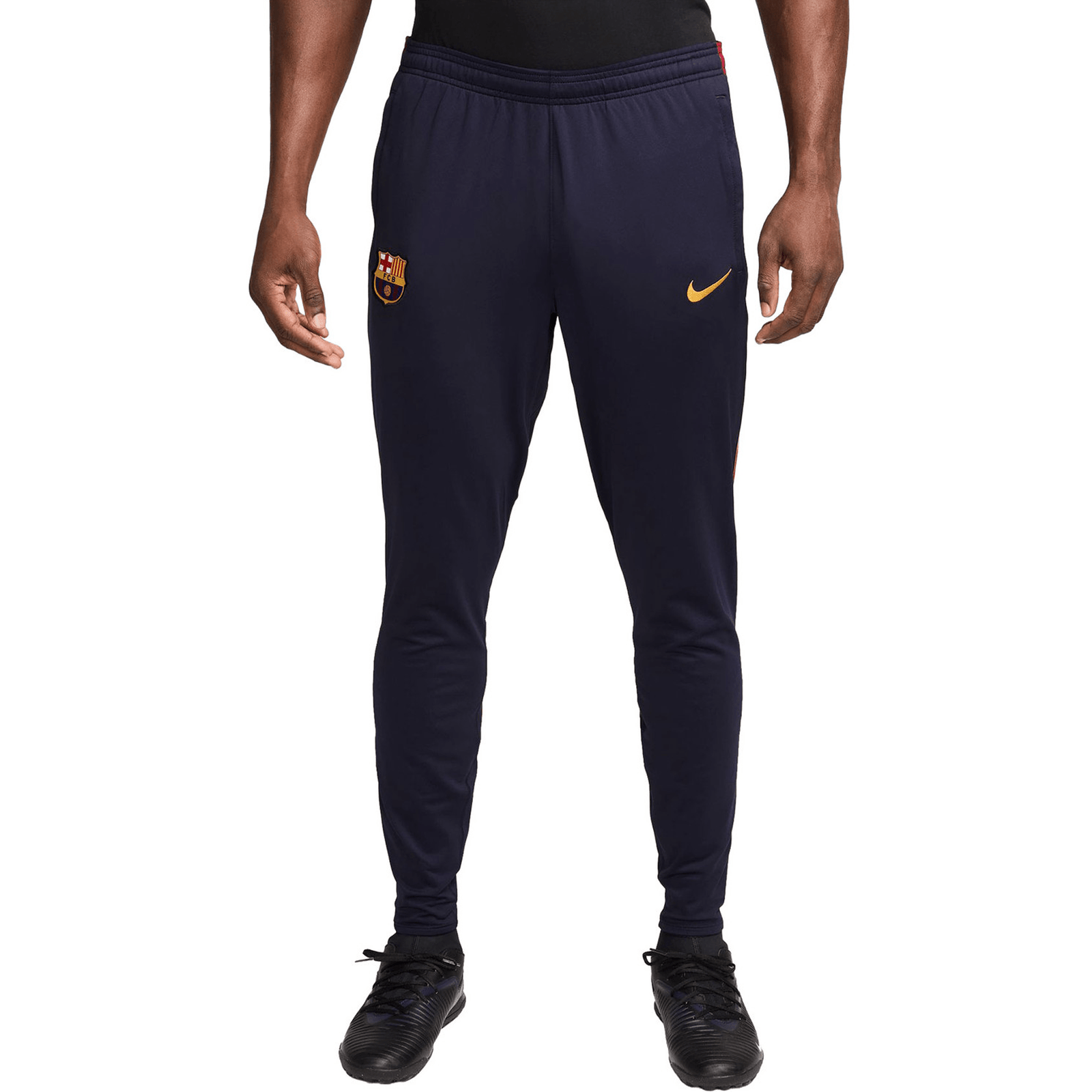 Nike Mens Barcelona Strike Pants 26/27 (Blue/Red/Yellow) | SoccerWearhouse