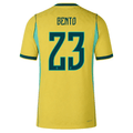 Nike Men's Brazil Bento Match Authentic Home Jersey 2026 (Yellow/Teal)