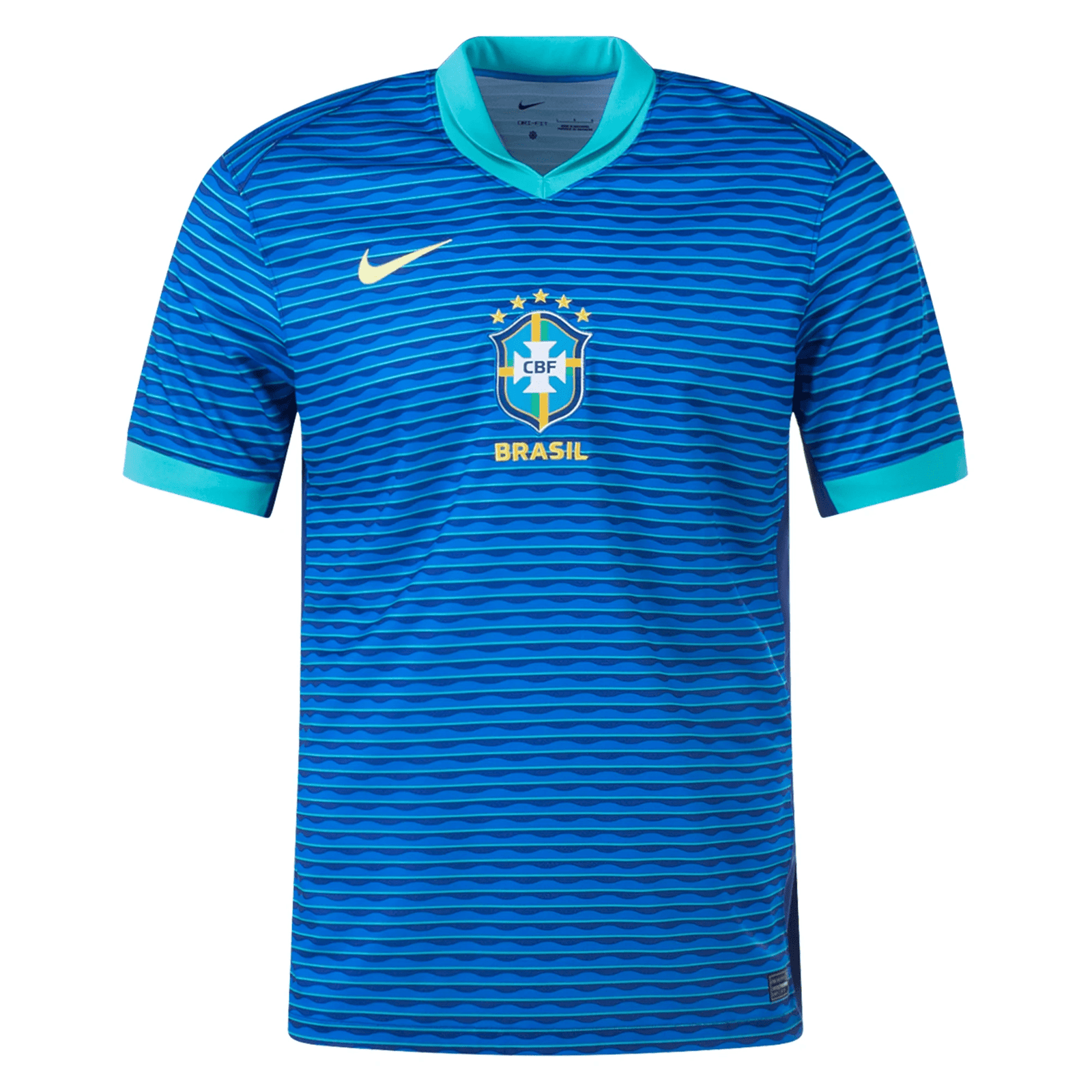 Nike Mens Brazil Away Jersey 24/25 (Soar/Dynamic Yellow) | SoccerWearhouse