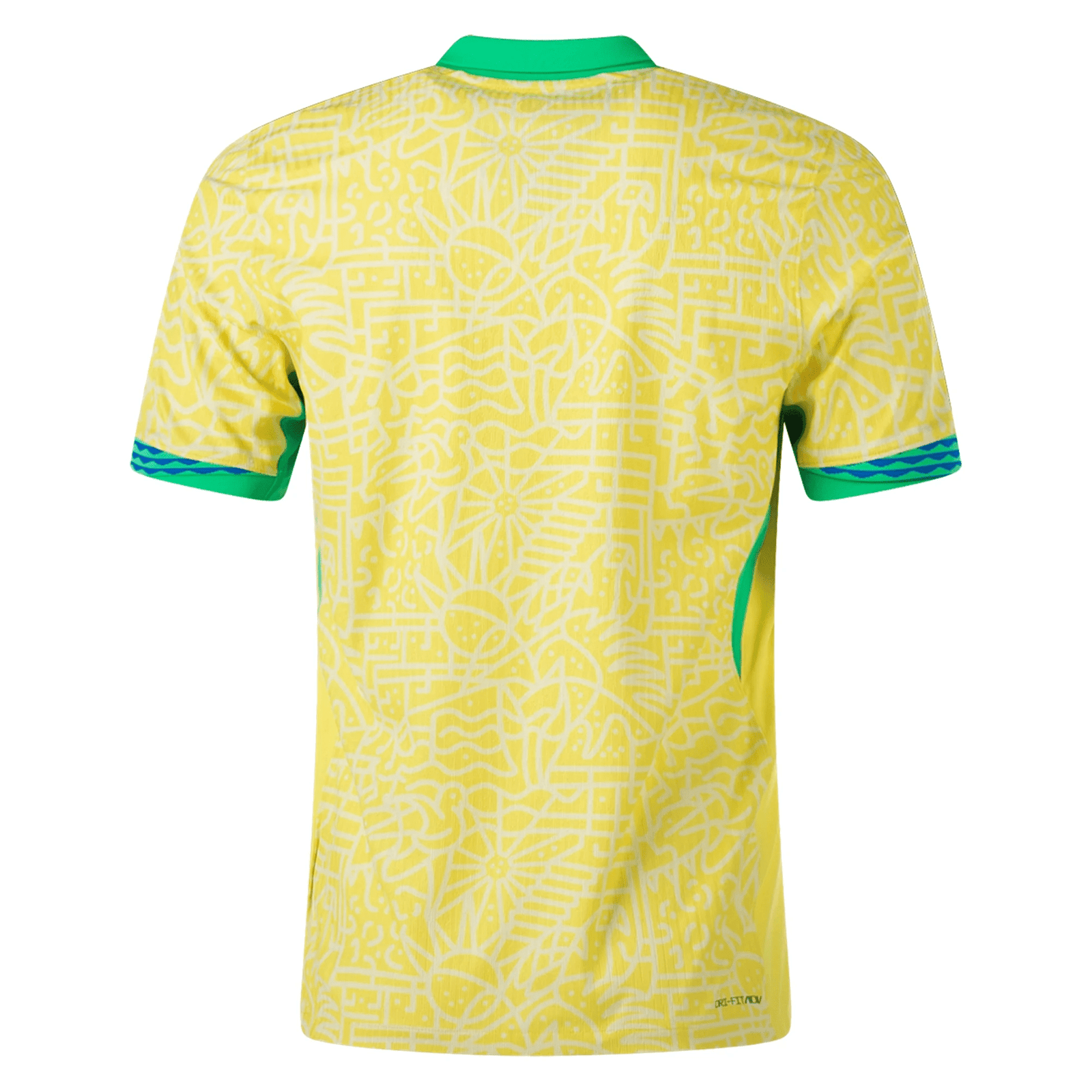 Nike Mens Brazil Home Jersey 24/25 (Dynamic Yellow/Lemon Chiffon/Green Spark) | SoccerWearhouse