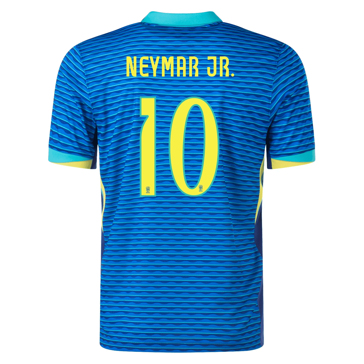 Nike Mens Brazil Neymar Jr. Away Jersey 24/25 (Soar/Dynamic Yellow) | SoccerWearhouse